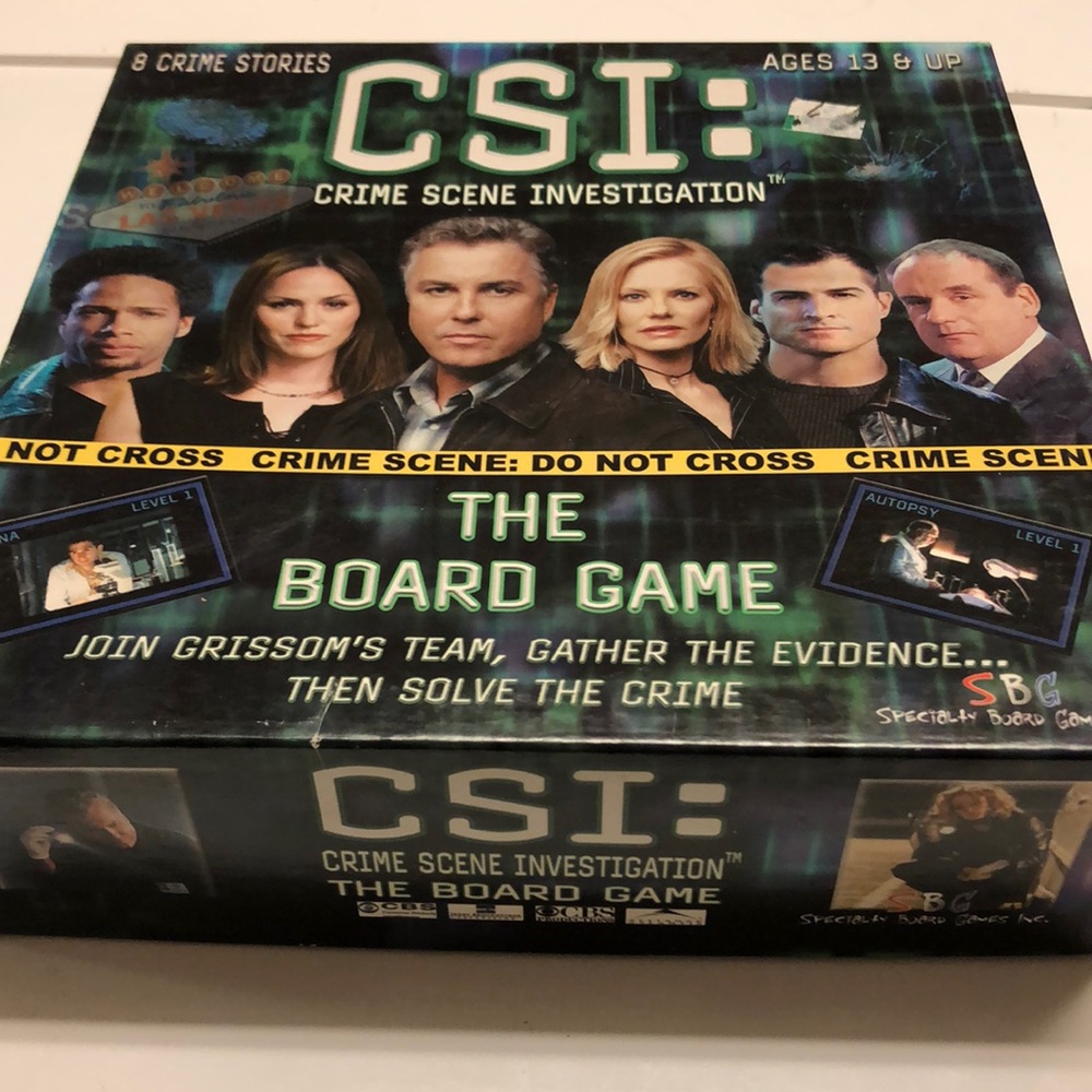 2for$20🟠CSI - Crime Scene Investigation - Board Game